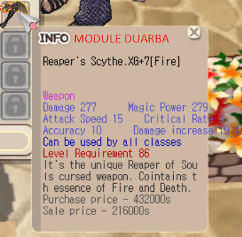Reaper's Scythe .XG+7