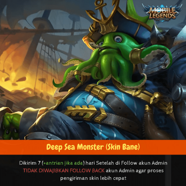 Gambar Product Deep Sea Monster (Skin Bane)