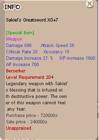 Gambar Product Sakiel's Greatsword.XG+7 Unapp (Zerk Weapon)