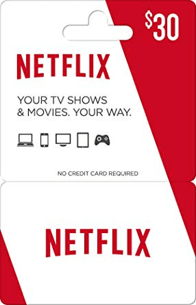 Gambar Product Netflix $30 Gift Card