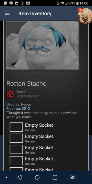 Gambar Product Rotten Stache (Pudge)