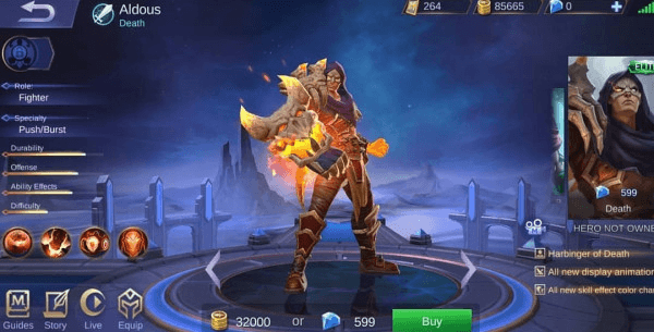 Gambar Product Death (Elite Skin Aldous)