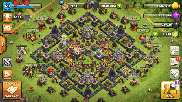 COC DONASI TH 11 - CN AKTIF - GEMS BANYAK