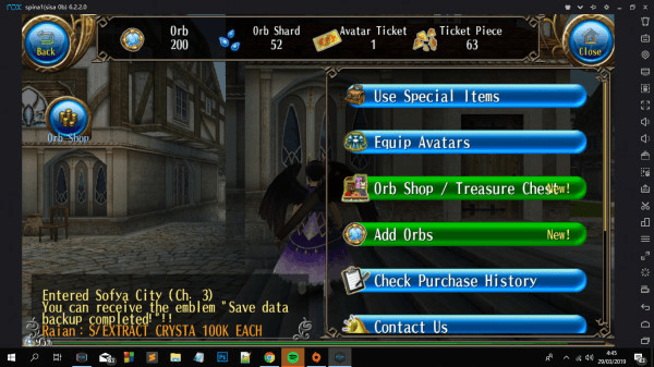 Akun 200 orb/Acc 200 orb