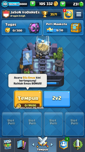 Gambar Product Clash Royale arena 11 account