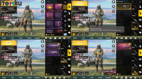 Akun PUBG Set 7 S6  Rp70 Mobil Polisi