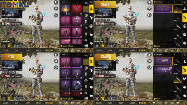 Akun PUBG Set 14 S4 S5 Max  S6 Rp 75