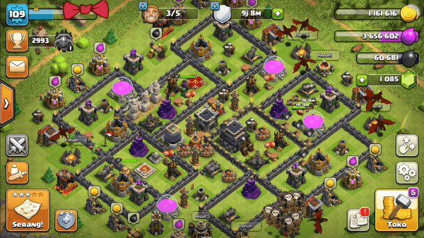 COC TH 9 MAX - HERO 13-12 HARGA MURAH