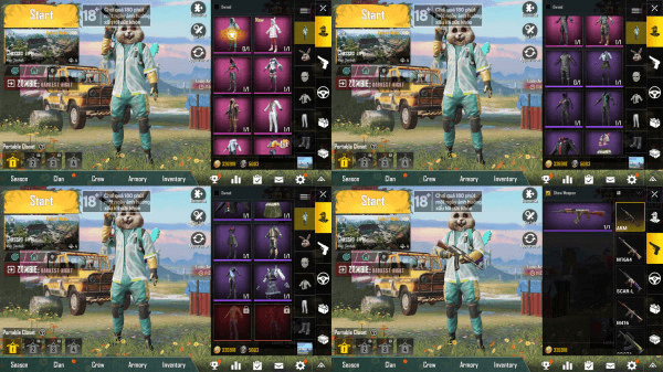 Akun PUBG VIETNAM Set 20 S6RP 85