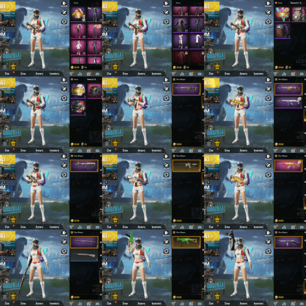 Akun PUBG GLOBAL Set 12 S7 on 