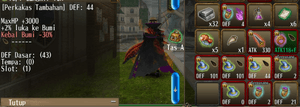Equip hat +3000 hp