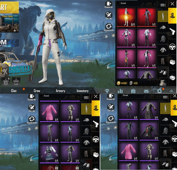 Gambar Product Akun GG ACE s5 max S4,S7 ON, 16 Set, 20 Senjata,