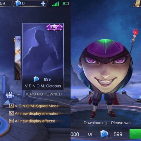 Gambar Product V.E.N.O.M. Octopus (Epic Skin Harley)