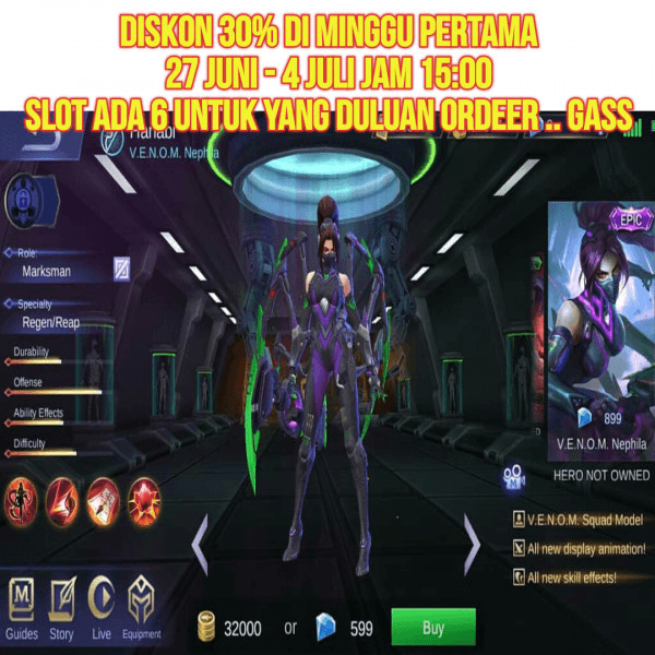 Gambar Product V.E.N.O.M. Nephila (Epic Skin Hanabi)