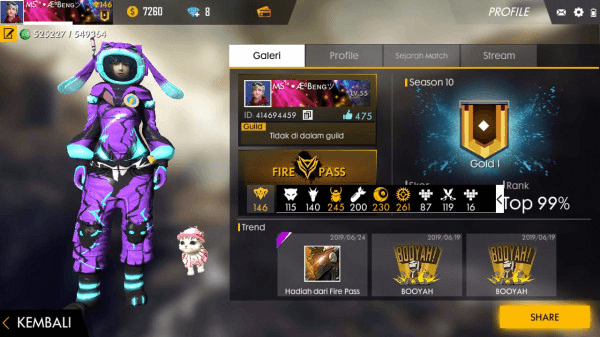Gambar Product Akun Sultan Murah