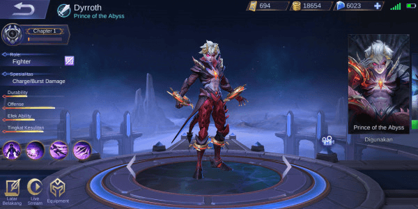 Gambar Product Dyrroth (Fighter)