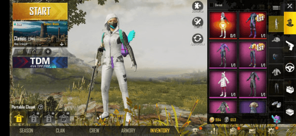 AKUN GG S6 MAX ada set mytic + m4 time traveller