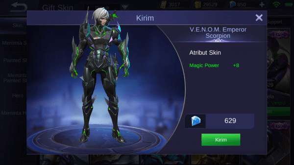 Gambar Product V.E.N.O.M. Emperor Scorpion (Epic Skin Gusion)