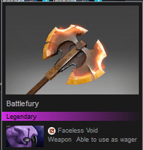 Battlefury (Faceless Void)