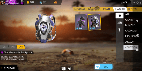 Star general backpack