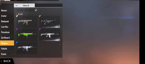 SCAR TITAN DAN SENJATA PERMANEN LAIN,BUNDLE RAME 