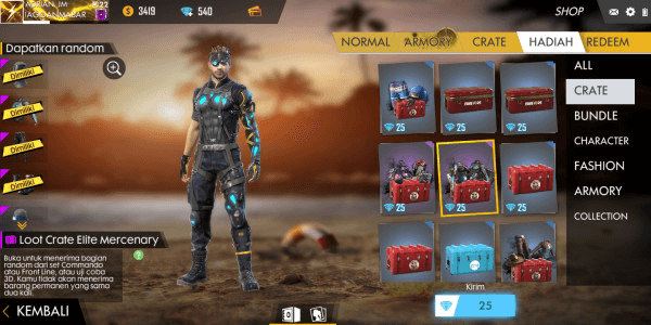 Loot crate Elite Mercenary