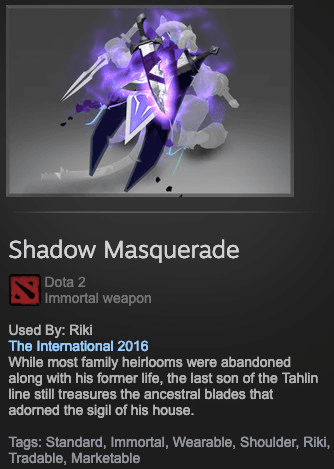 Shadow Masquerade (Immortal Rikimaru)