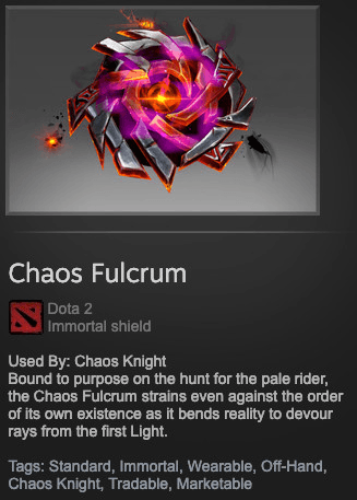 Chaos Fulcrum (Immortal TI7 Chaos Knight)