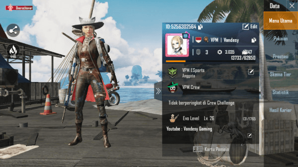 Gambar Product PUBG SKIN ACCOUNT IS NOTICEABLE