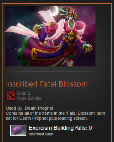 Inscribed Fatal Blossom (Death Prophet Set)