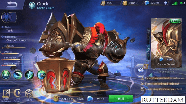 Gambar Product Castle Guard (Elite Skin Grock)