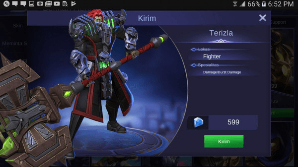 Gambar Product Terizla (Fighter)