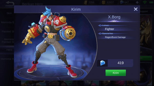 Gambar Product X. Borg (Fighter)