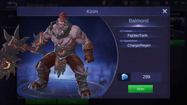 Gambar Product Balmond (Fighter/Tank)