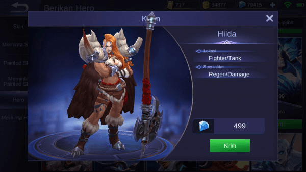 Gambar Product Hilda (Fighter/Tank)