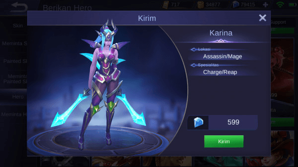 Gambar Product Karina (Assassin/Mage)
