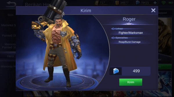Gambar Product Roger (Fighter/Marksman)