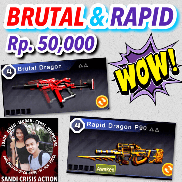 Gambar Product PROMO -> BRUTAL DRAGON VS RAPID DRAGON