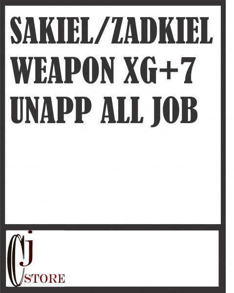 Gambar Product Sakiel/Zadkiel Weapon XG+7 All Job Unapp