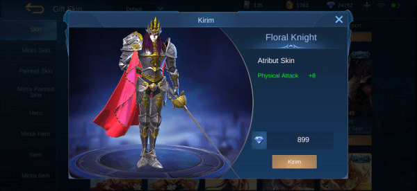 Gambar Product Floral Knight (Epic Skin Lancelot)