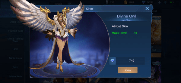 Gambar Product Divine Owl (Special Skin Alice)