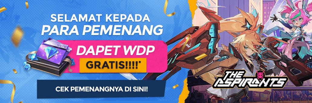 Pengumuman Pemenang Kupon WDP Gratis Event Aspirant 2024