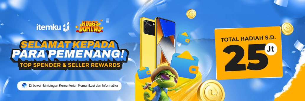 Selamat! Inilah Daftar Pemenang Top Spender & Seller Reward!