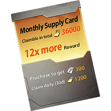 Garena Undawn - Top Up Kartu Bulanan (login non Garena)