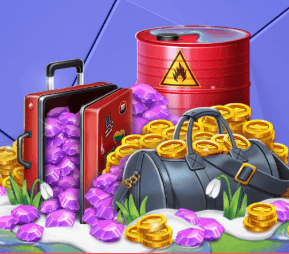 Top Up - Airplane Chefs 150000 Gold Coins, 330 Gems, 1000 Fuel
