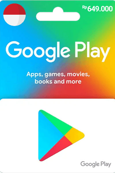 Google Play Gift Card • IDR 649.000