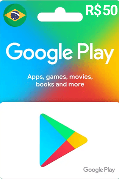 Google Play Gift Card • BRL 50