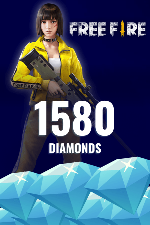 Garena Free Fire • 1580 Diamonds