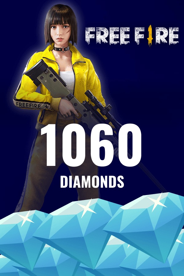 Garena Free Fire • 1060 Diamonds