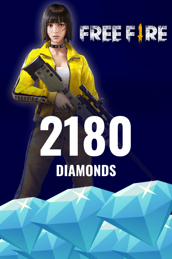 Garena Free Fire • 2180 Diamonds